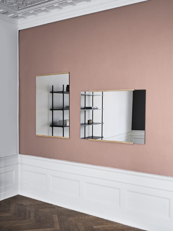 Rechthoekige wandspiegel 70x100 cm, Oak MOEBE