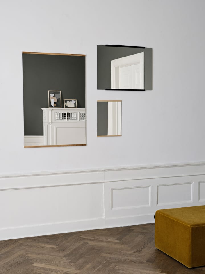 Rechthoekige wandspiegel 70x100 cm, Oak MOEBE