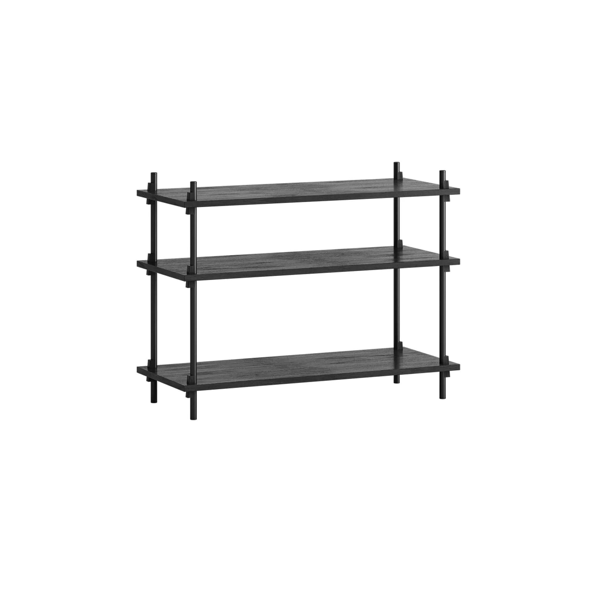 Shelving System classic plankenkast, Zwart, 86x65x35 cm, S.65.1.A MOEBE