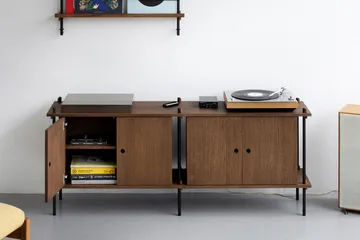 Shelving System sideboard - Eiken-wit, 163x65x35 cm, S.65.2.D - MOEBE