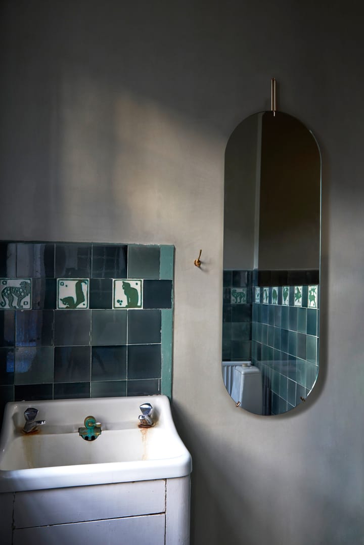 Wandspiegel 40,4x146,9 cm, Brass MOEBE