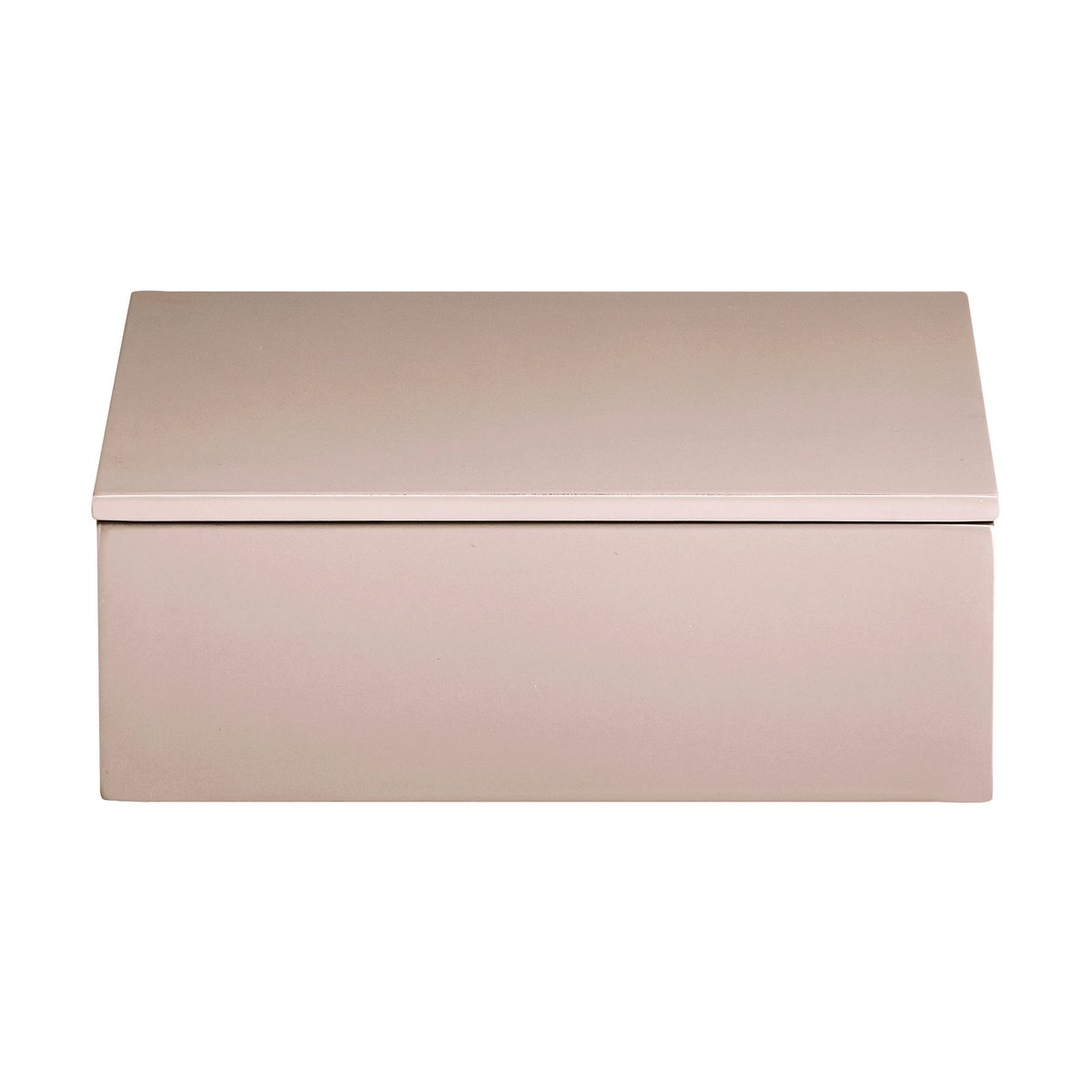 Mojoo Lux gelakte opbergdoos 19x19x7 cm Powder rose