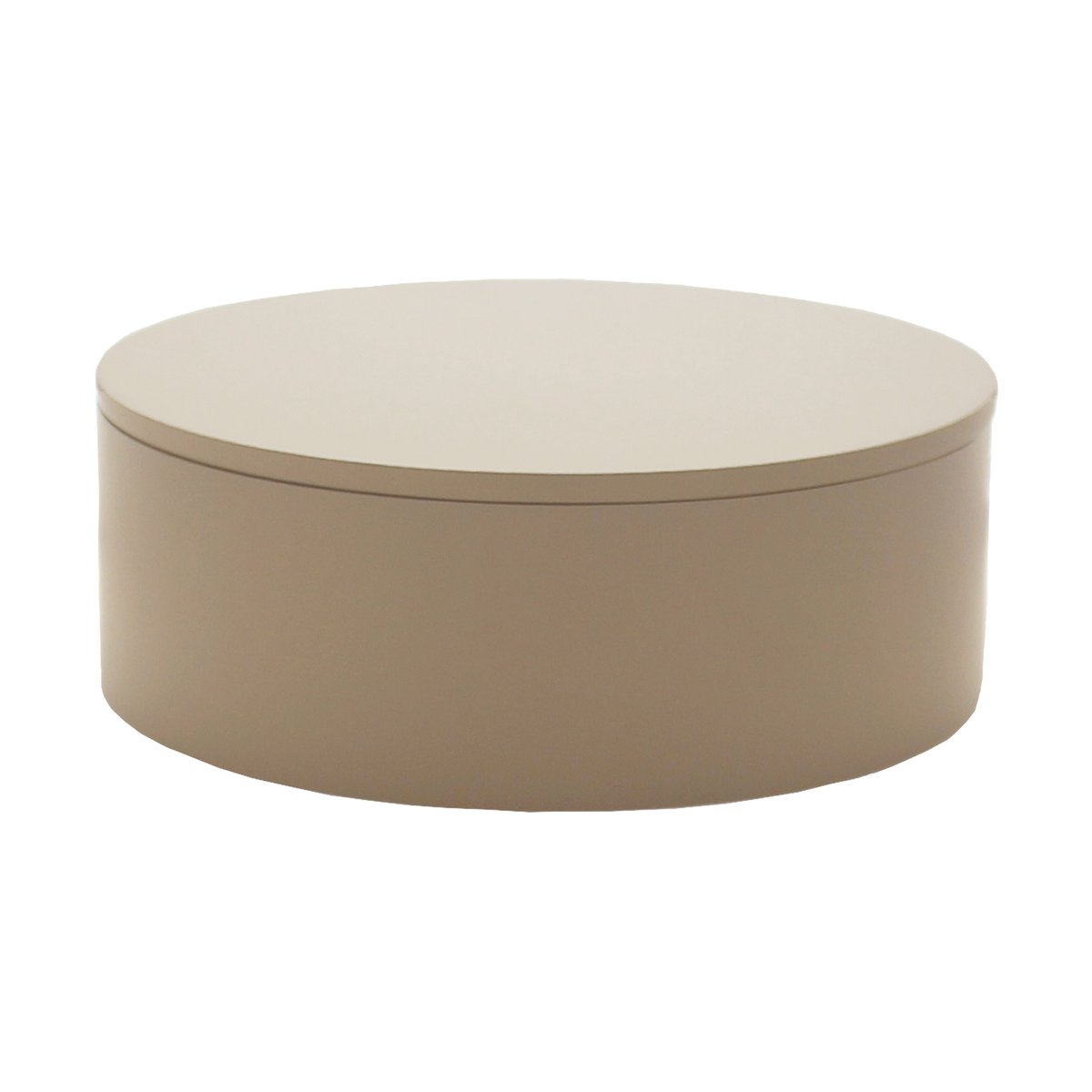 Mojoo Matt zwart gelakte opbergdoos o20x7 cm Fawn | Scandinavisch Interieur | Dozen & boxen | Grijs