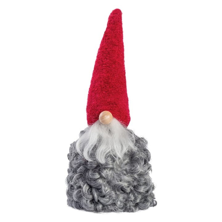 Kerstman wol groot - rode muts met baard - Monikas Väv & Konst