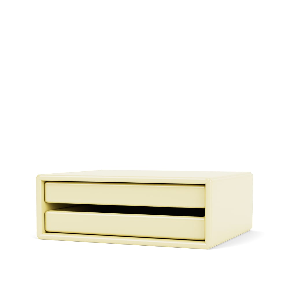 Montana CLASSIFY organizer 30x35,4 cm camomile 159 | Scandinavisch Interieur | Opbergmanden | Geel