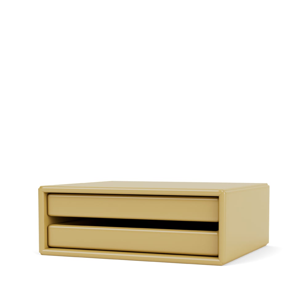 Montana CLASSIFY organizer 30x35,4 cm cumin 157 | Scandinavisch Interieur | Opbergmanden | Geel