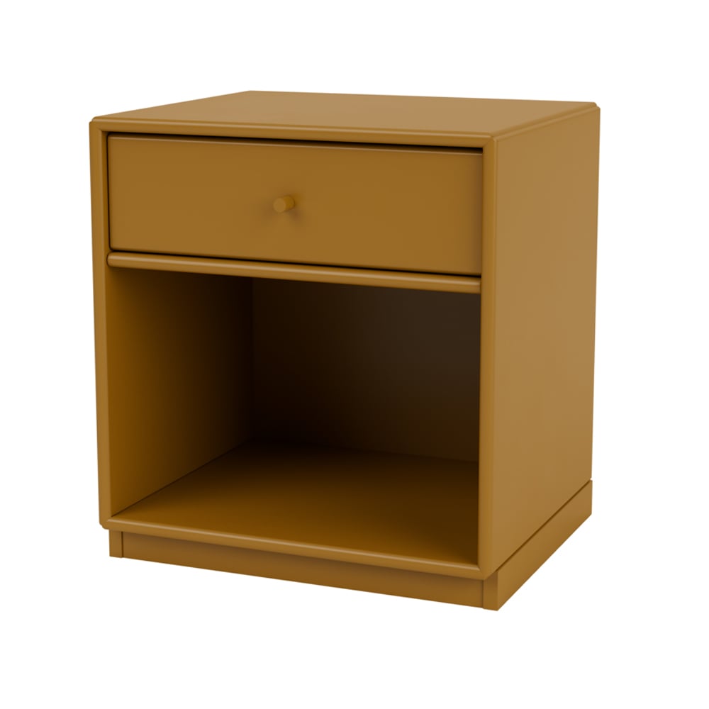 Montana Dream nachtkastje amber, sokkel 3cm | Scandinavisch Interieur | Nachtkastjes | Geel