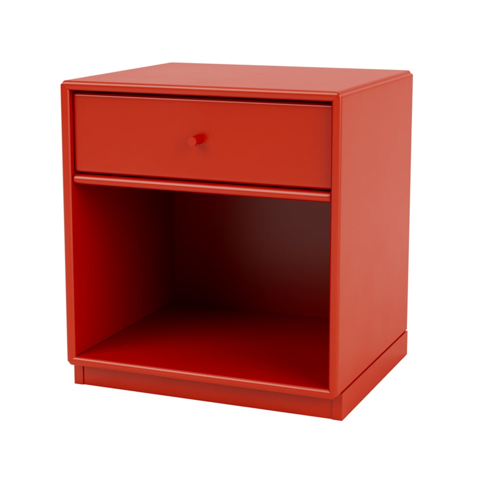 Montana Dream nachtkastje rosehip 145, sokkel 3cm | Scandinavisch Interieur | Nachtkastjes | Rood