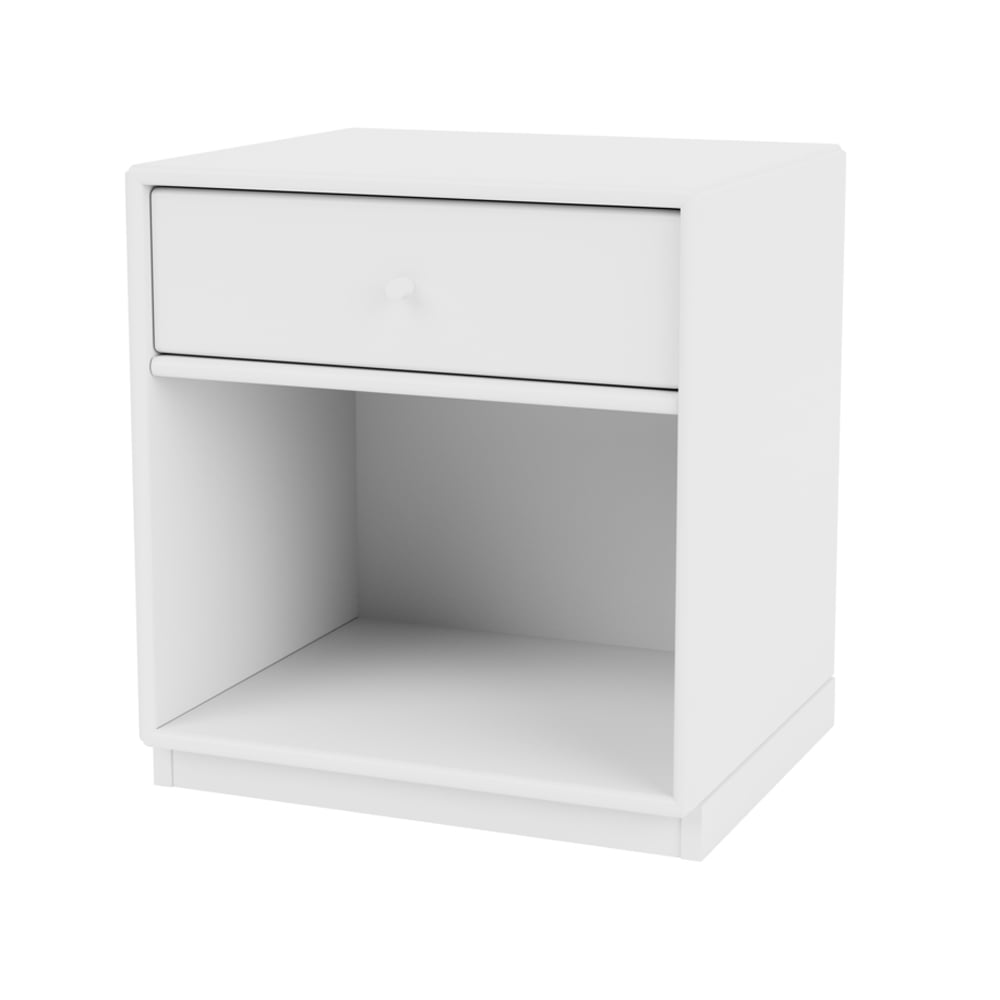 Montana Dream nachtkastje snow 38, sokkel 3cm | Scandinavisch Interieur | Nachtkastjes | Wit