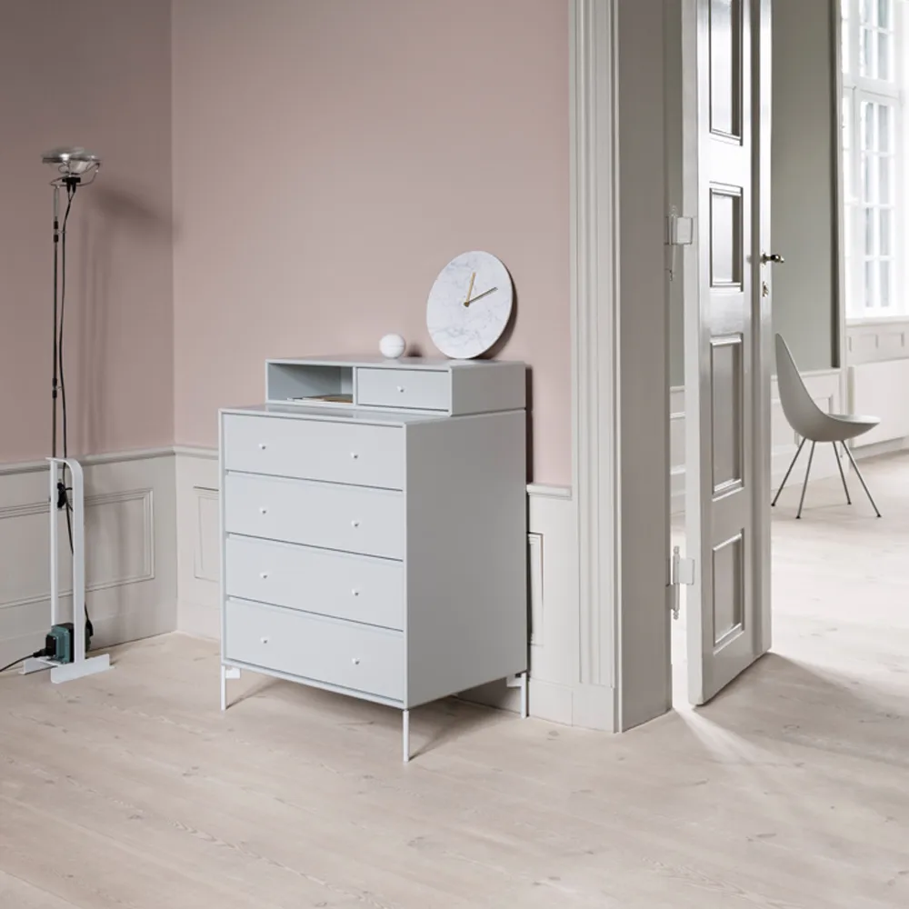 Keep ladekast, nordic 09, gelakte poten in snow Montana