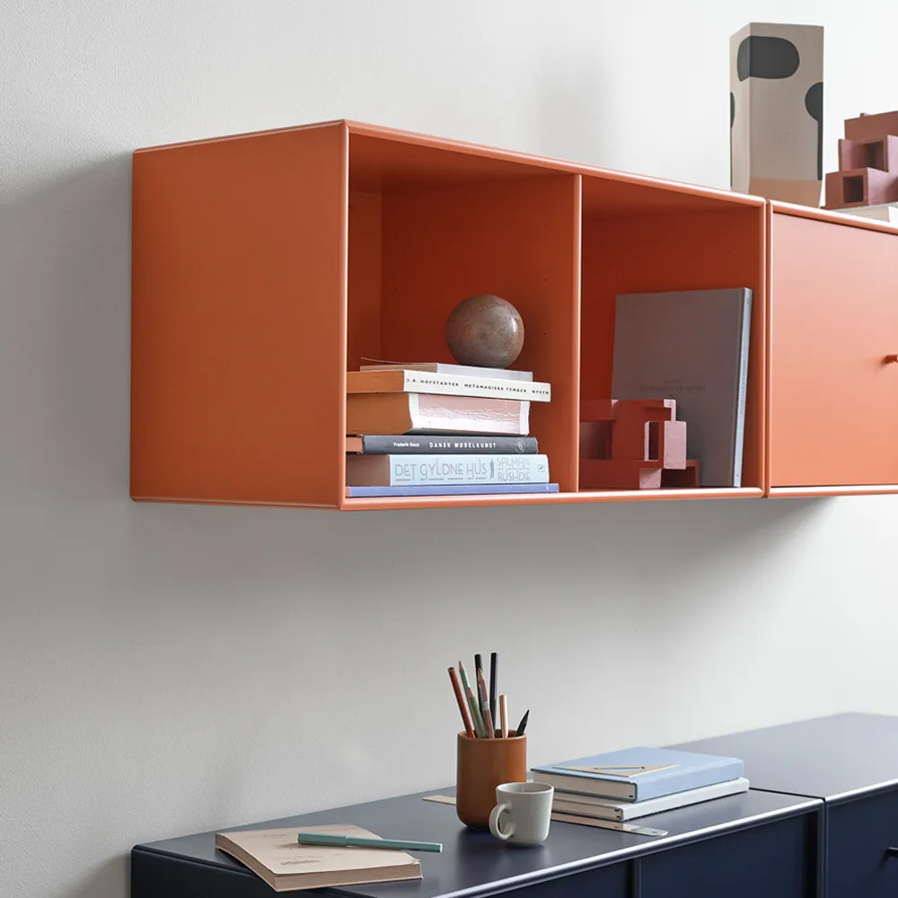 Line plankmodule wandbevestiging 1 deur, New white 101 Montana