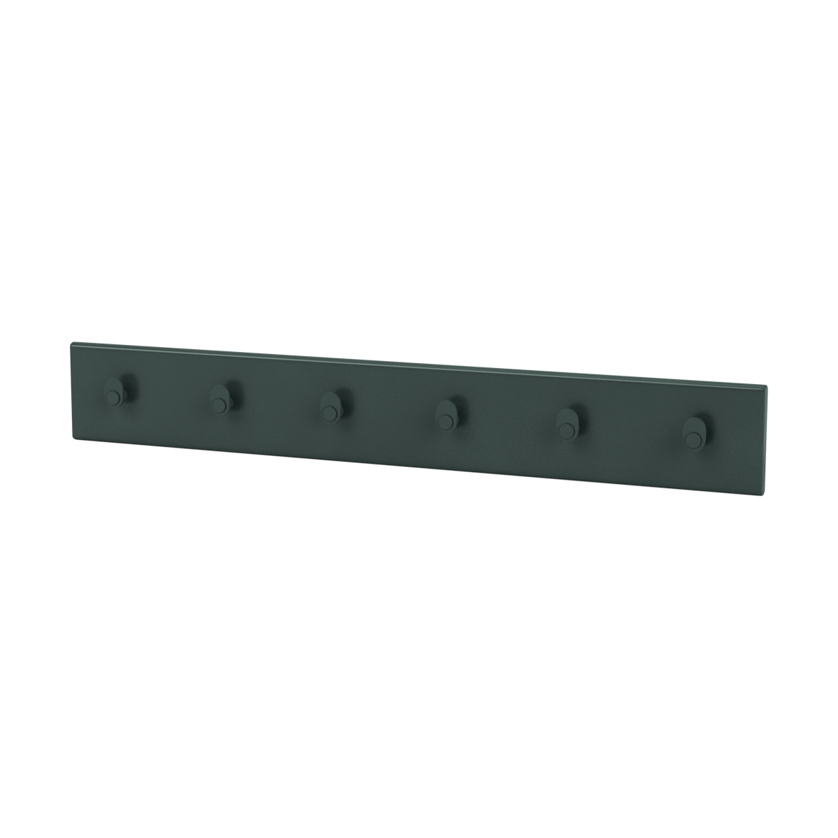 Montana kapstok 6 haken BlackJade | Scandinavisch Interieur | Kapstokken & hangrekken | Groen