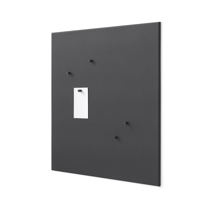 Montana noticeboard prikbord 69,6x69,6 cm - Coal - Montana