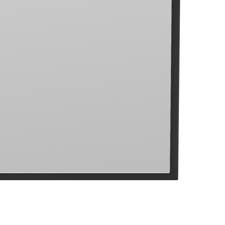 Montana rectangular spiegel 69,6x138 cm - Black - Montana