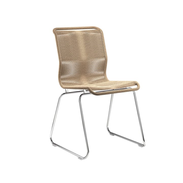 Panton One stoel - natuur, papier/roestvrij staal - Montana