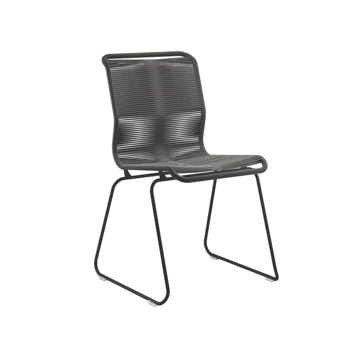 Panton One stoel - zwart, papier/zwartgelakt - Montana
