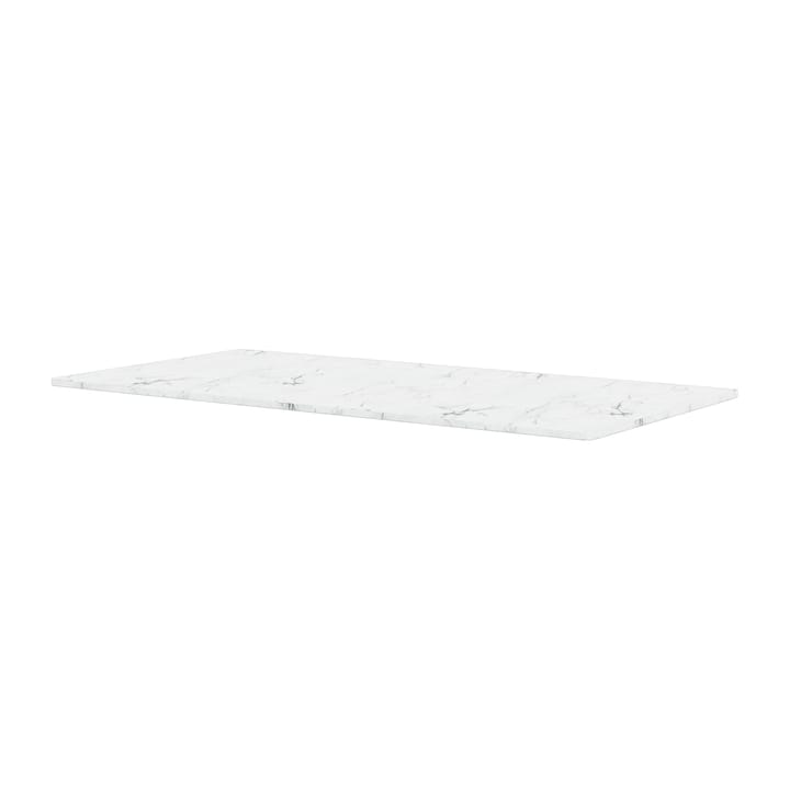 Panton Wire bovenblad 34,8x70 cm - White marble - Montana