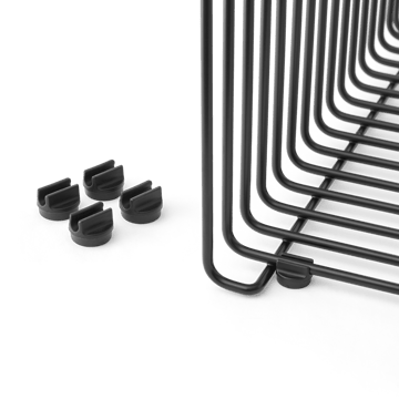 Panton Wire feet afstandhouder 4-pack - Black - Montana