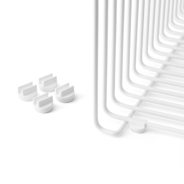 Panton Wire feet afstandhouder 4-pack - Snow - Montana