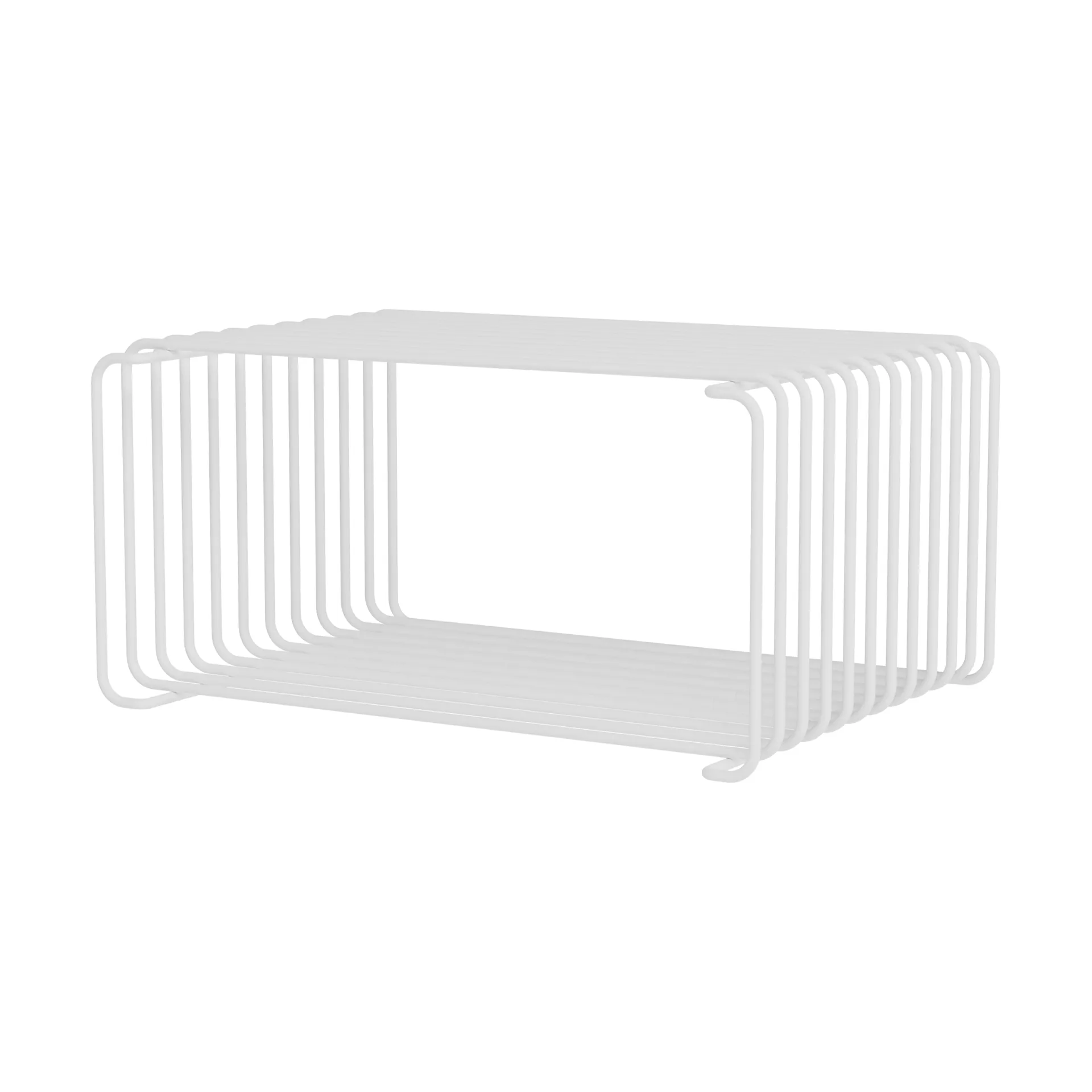 Panton Wire Half Height plank 34,8x17,2x25,7 cm, Snow Montana