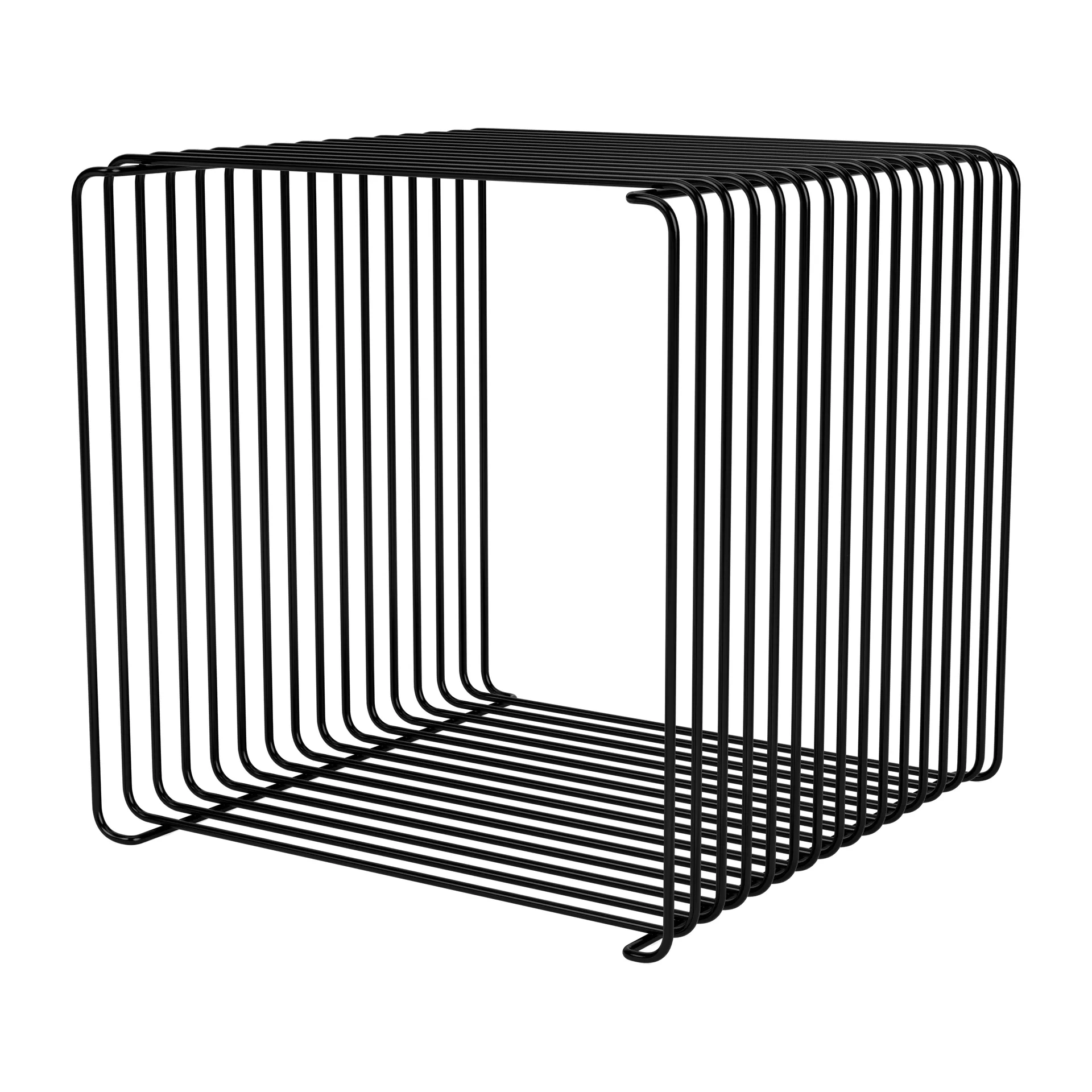 Panton Wire Single plank 34,8x34,8x34,8 cm, Black Montana