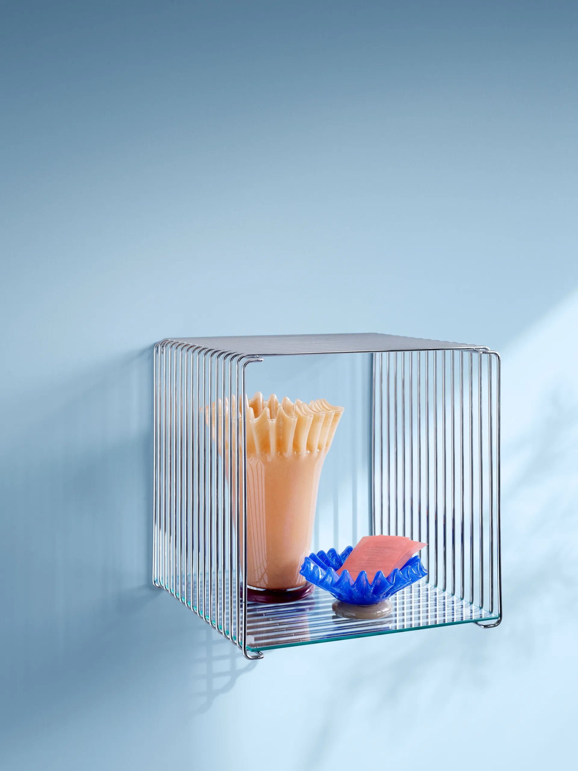 Panton Wire wandplank 33x34,8 cm, Glass Montana