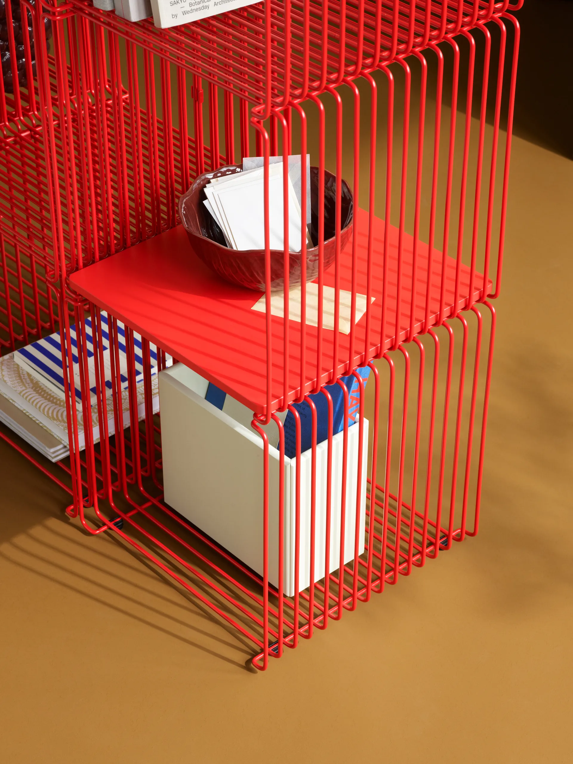 Panton Wire wandplank 33x34,8 cm, Rosehip Montana