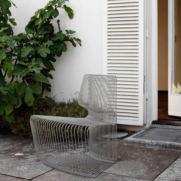 Pantonova modulaire bank, stainless steel, concave Montana