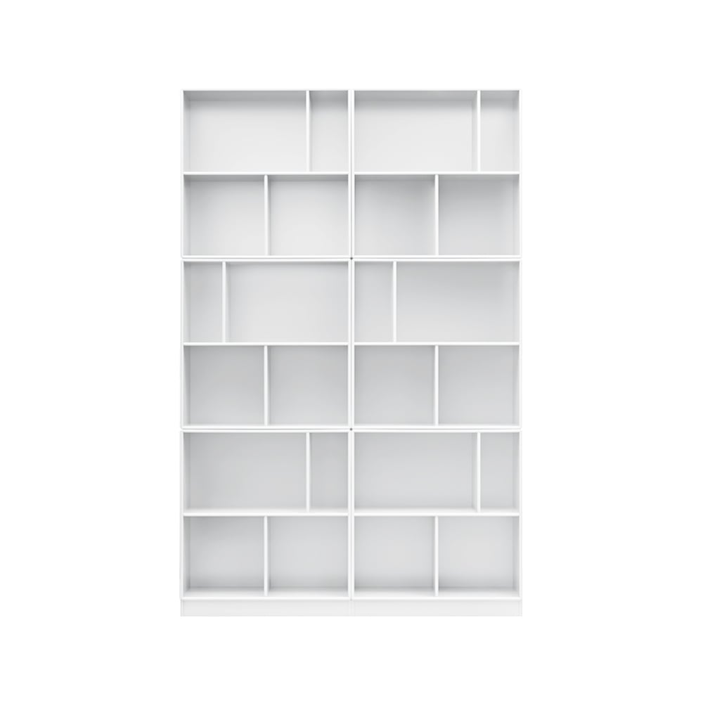 Montana Read boekenkast new white 101 met 7 cm sokkel