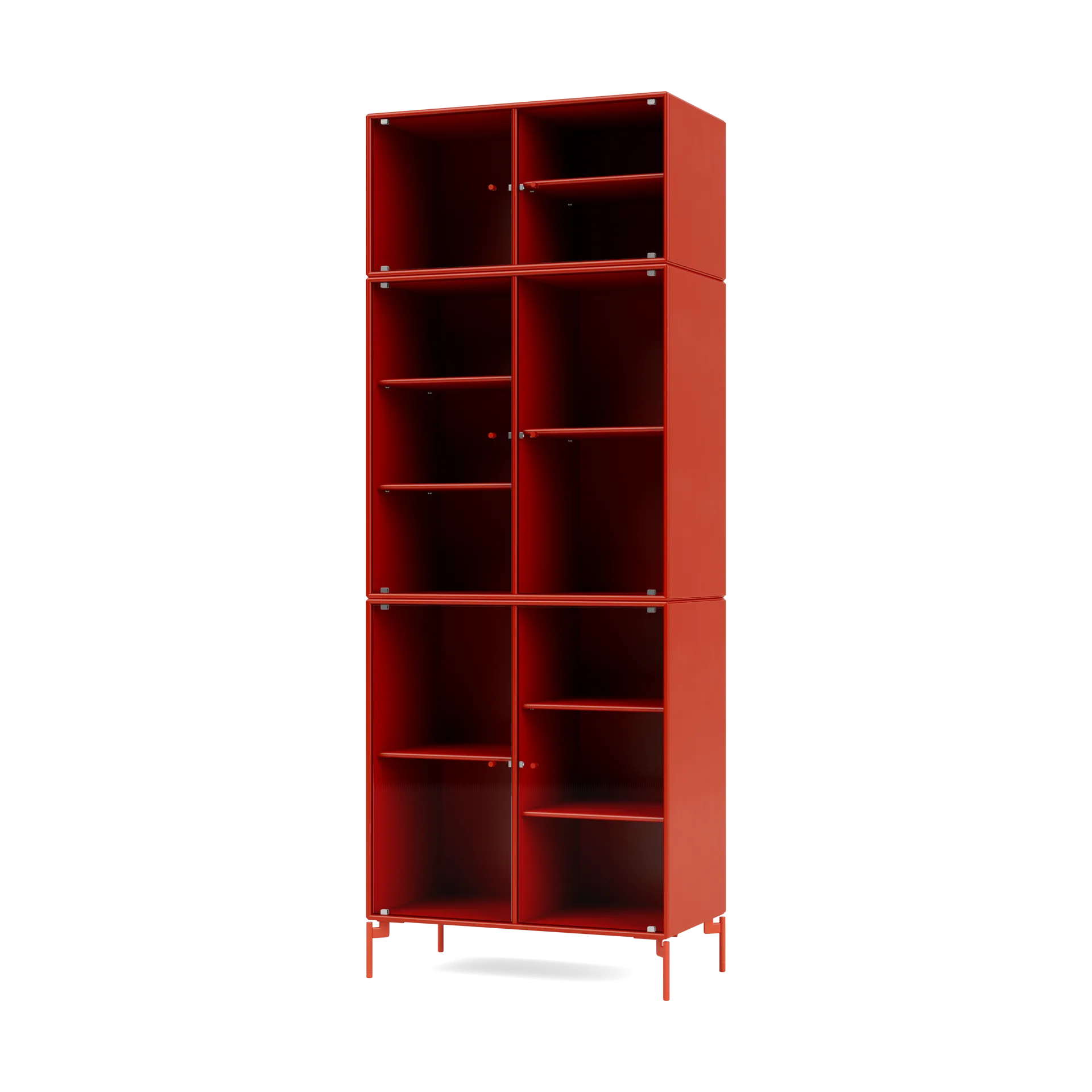 Ripple IV vitrinekast 69,6x187,2x38 cm, Rosehippoten rosehip Montana