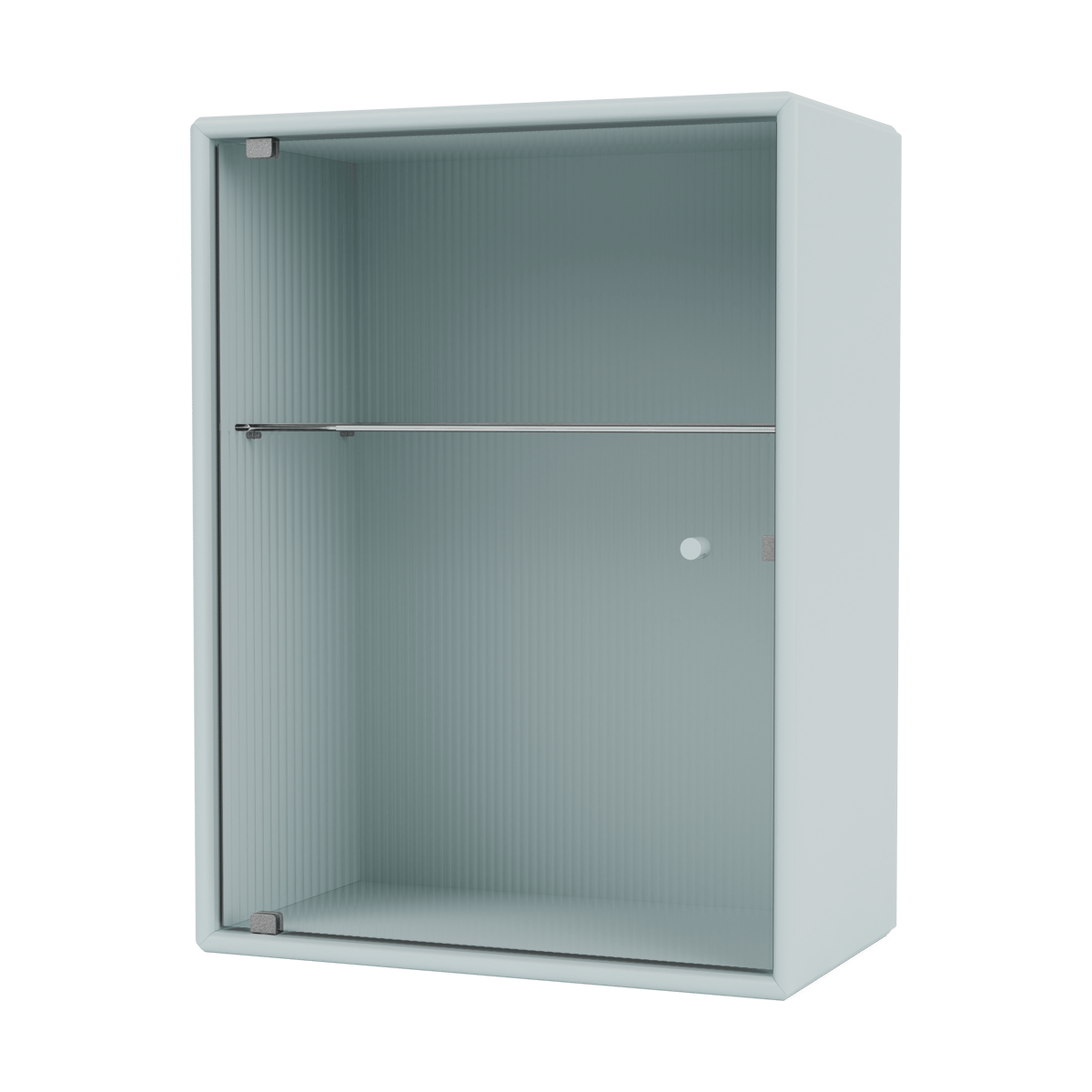 Montana Ripple wandkastje 35,4x46,8x20 cm Flint | Scandinavisch Interieur | Vitrinekasten | Blauw