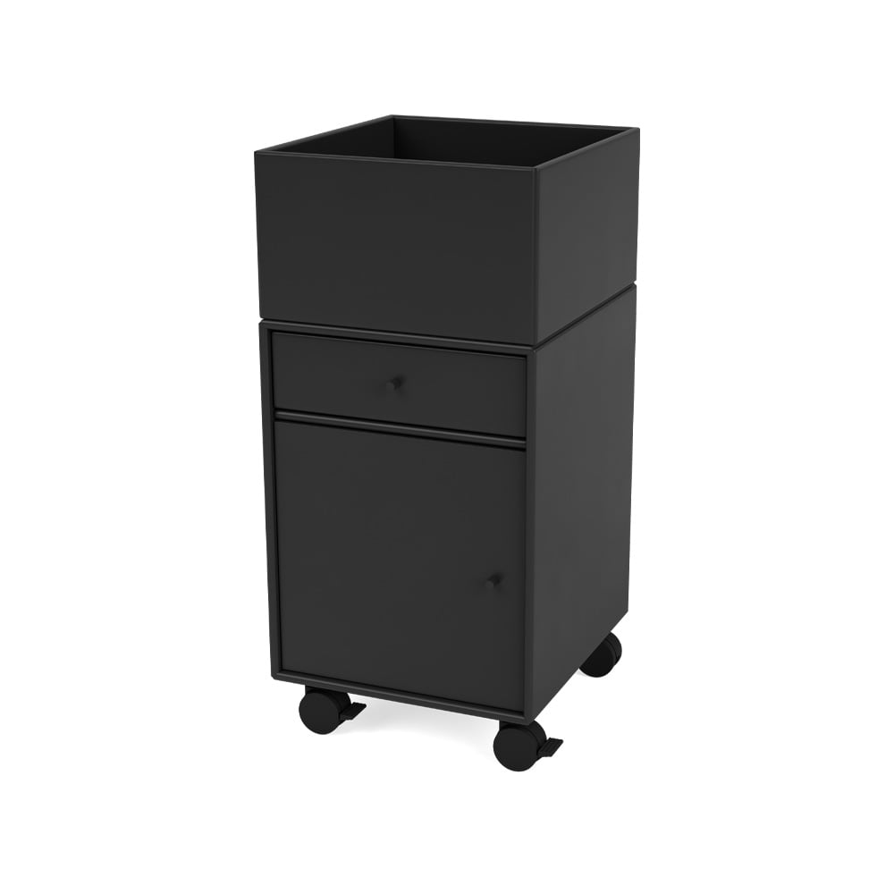 Montana Runner rolkastje black 05 | Scandinavisch Interieur | Ladekasten & dressoirs | Zwart