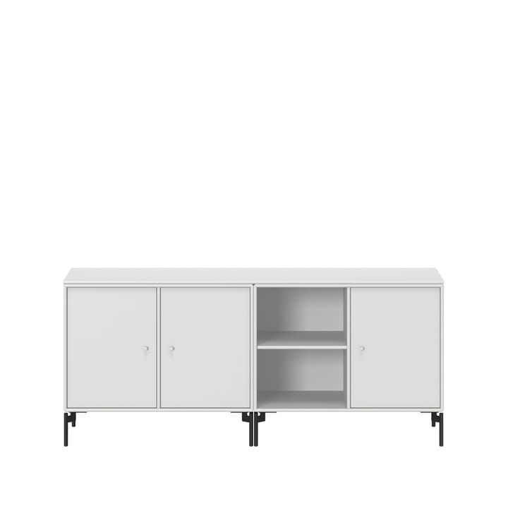 Save sideboard - New white 101-zwartgelakte poten - Montana