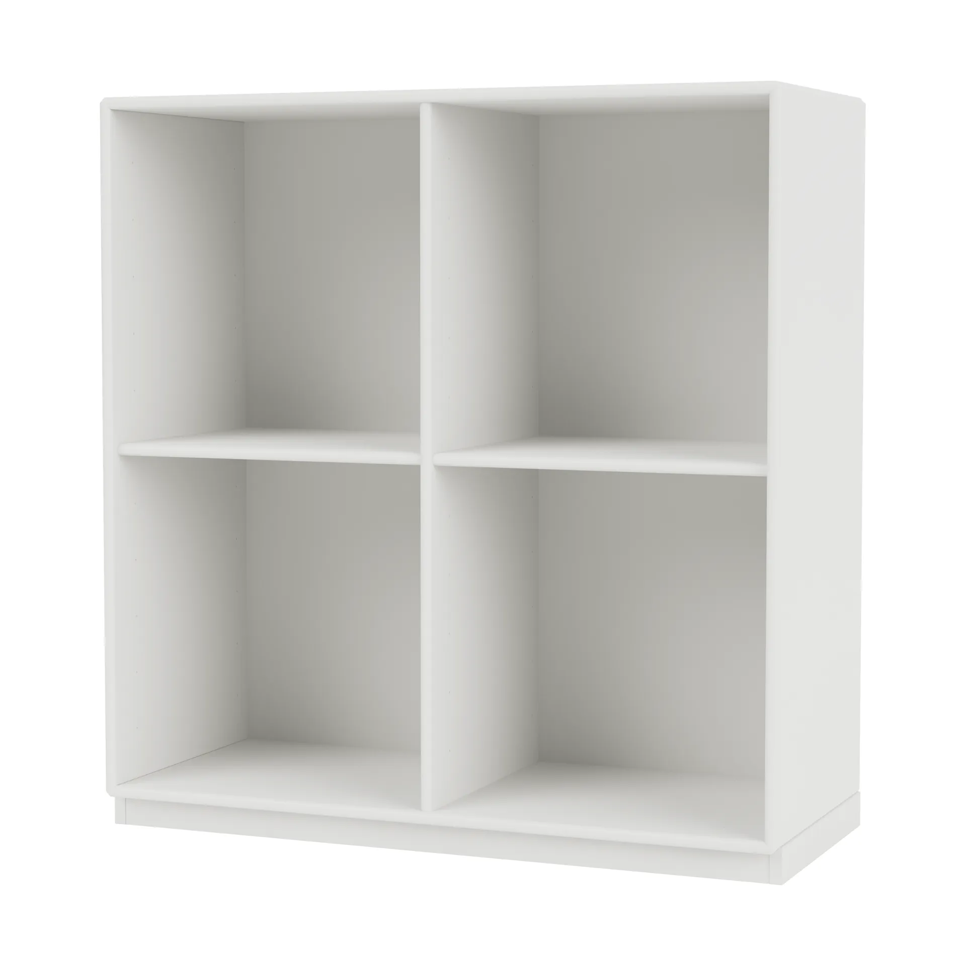 SHOW rek 69,6x69,6 cm, sokkel 3 cm, 01-White Montana