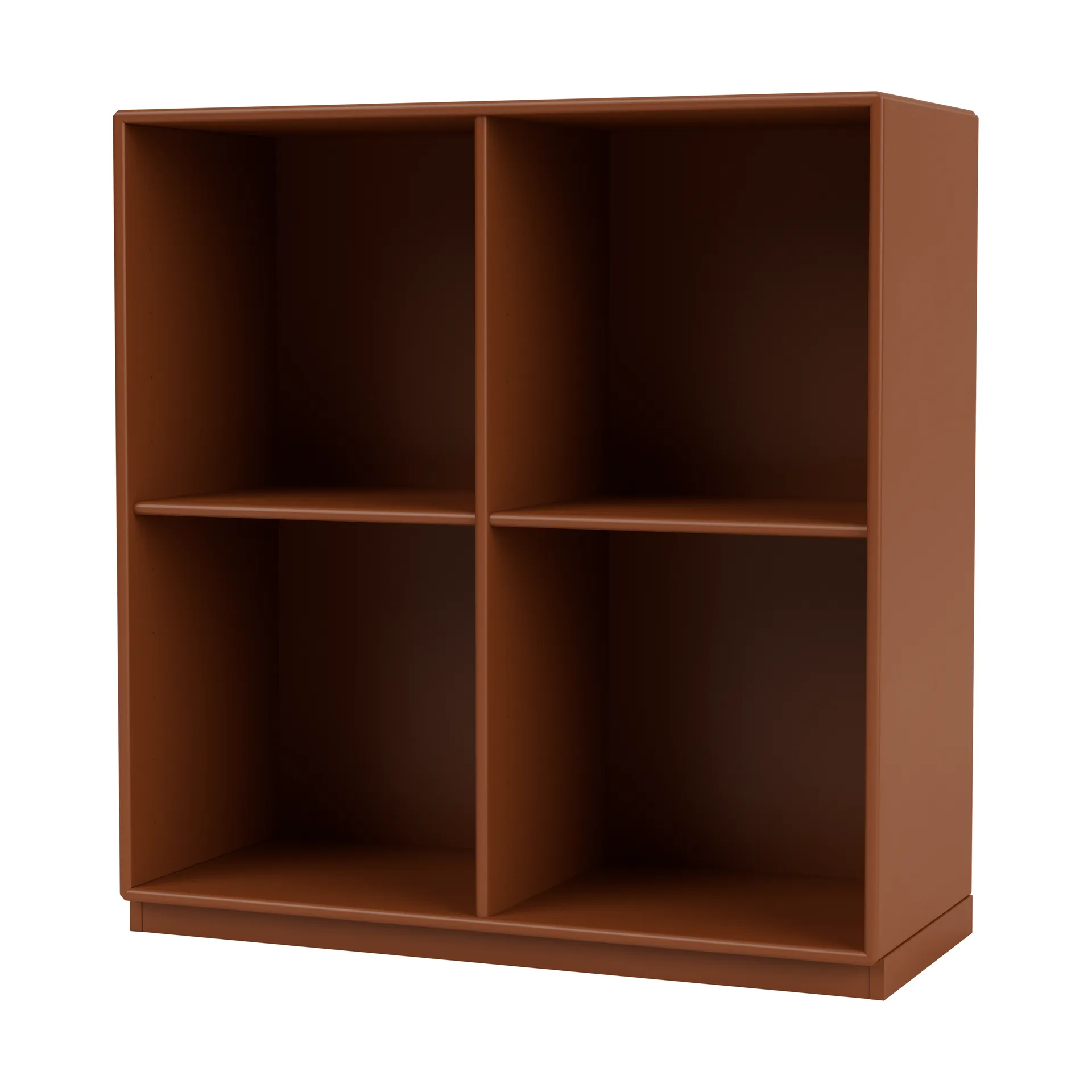 SHOW rek 69,6x69,6 cm, sokkel 3 cm, 146-Hazelnut Montana