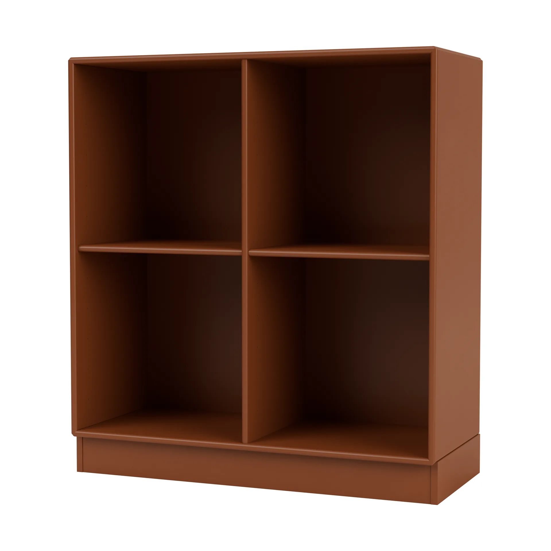SHOW rek 69,6x69,6 cm, sokkel 7 cm, 146-Hazelnut Montana