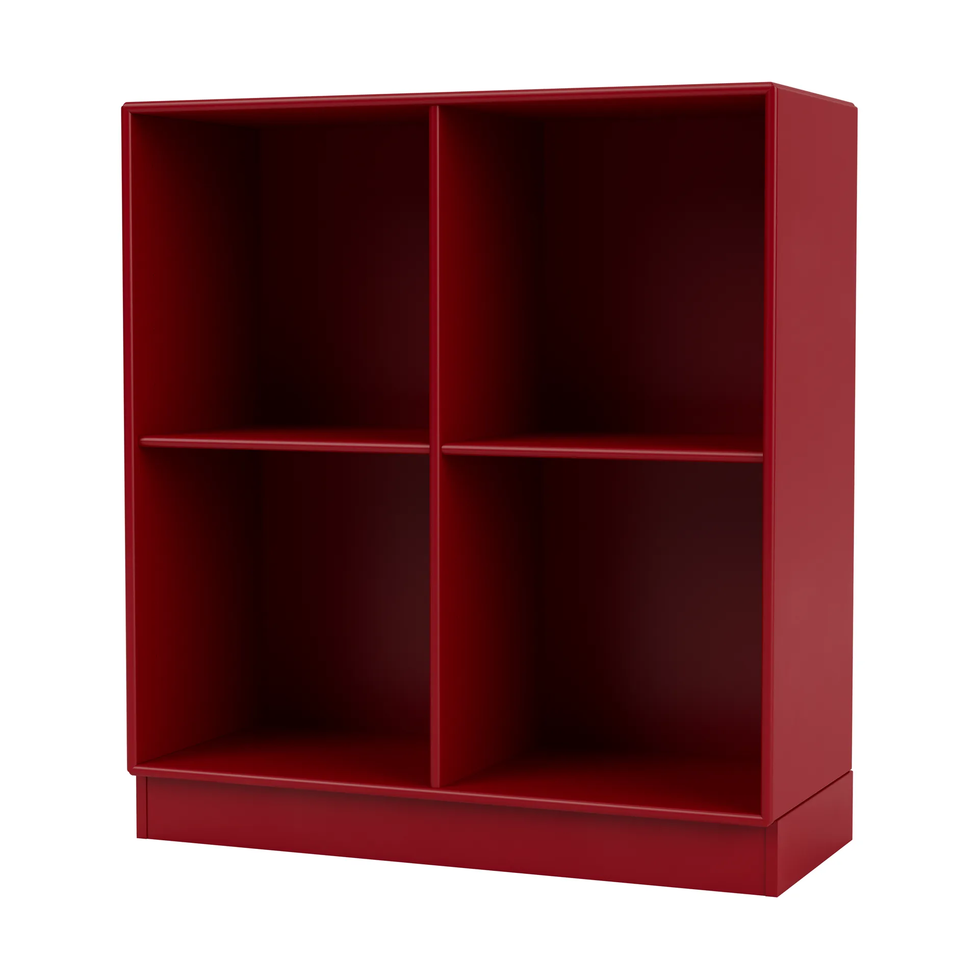 SHOW rek 69,6x69,6 cm, sokkel 7 cm, 165-Beetroot Montana