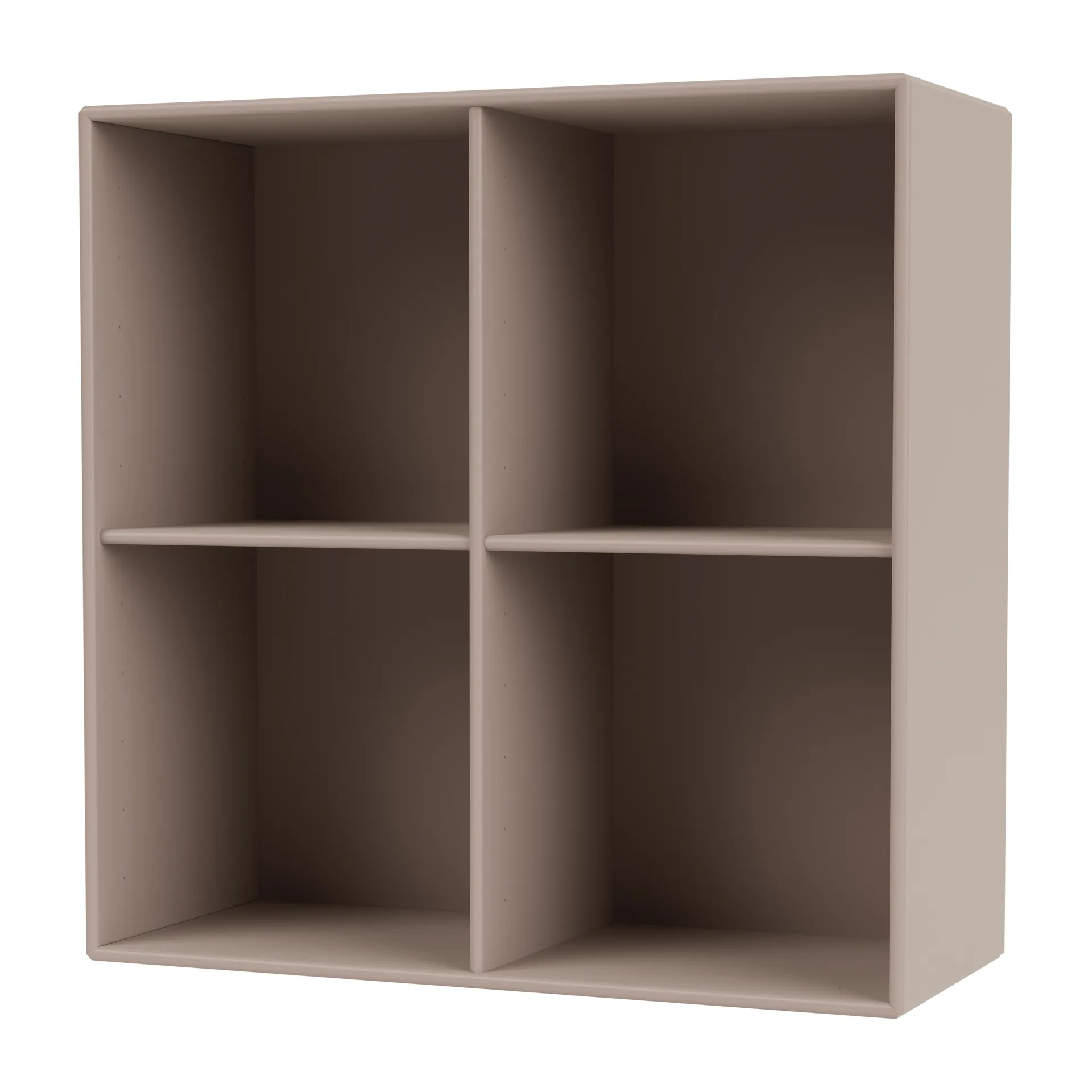 SHOW wandplank 69,6x69,6 cm incl. ophangrail, Mushroom Montana