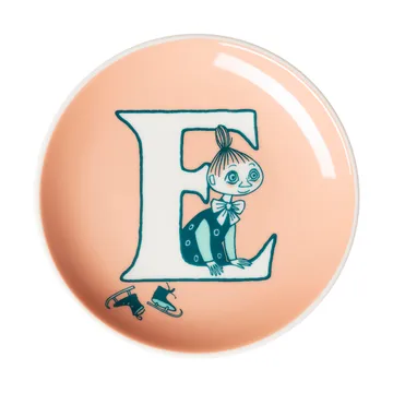 ABC Moomin minibord - E, 10,5 cm - Moomin Arabia