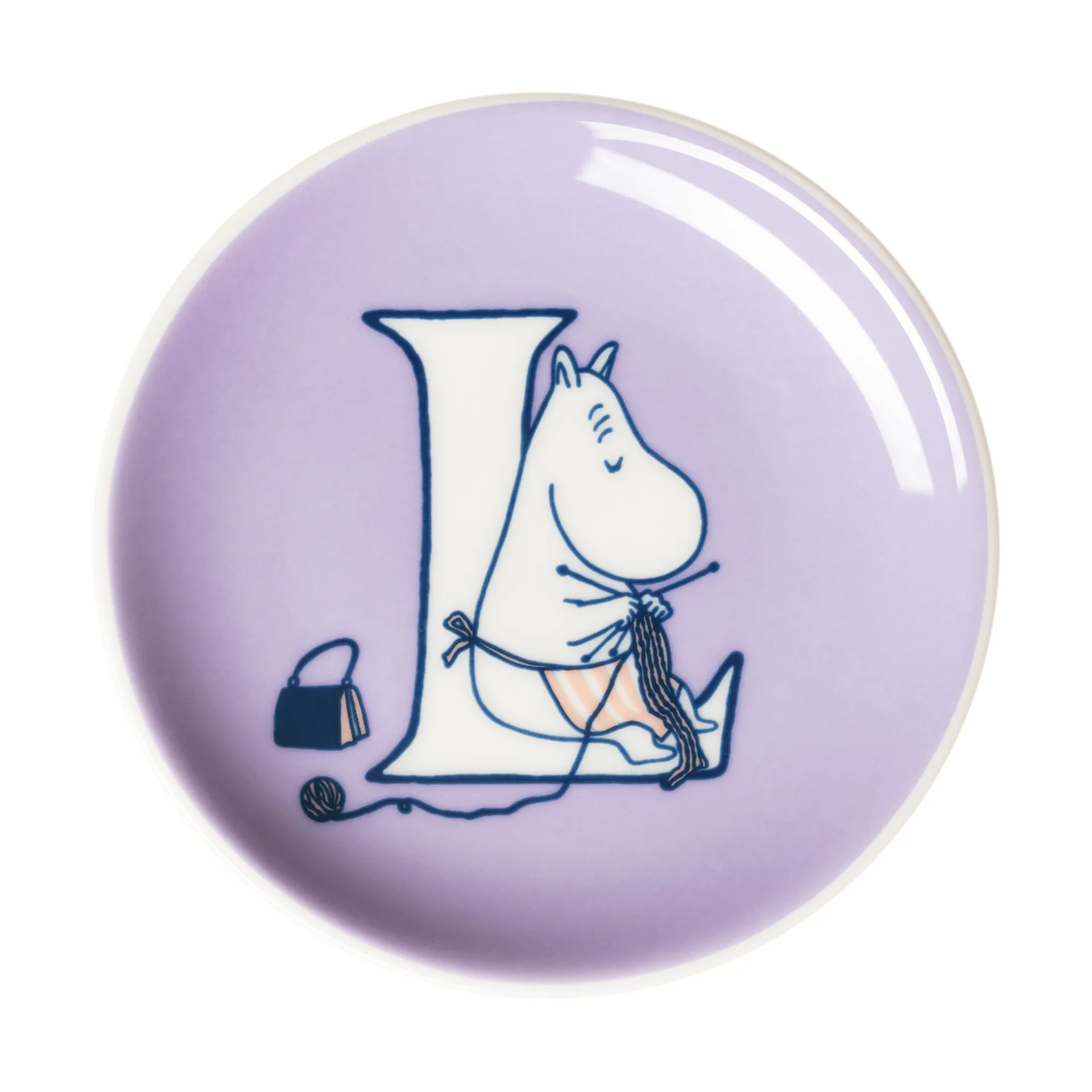 ABC Moomin minibord, L, 10,5 cm Moomin Arabia