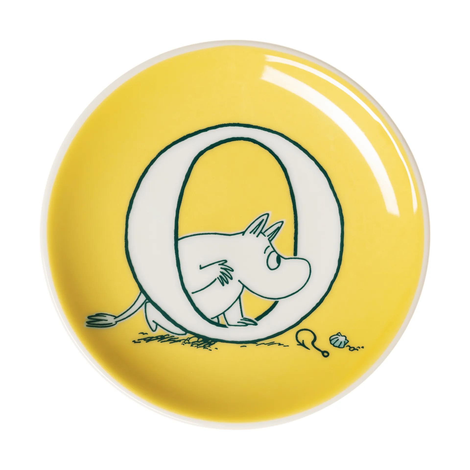 ABC Moomin minibord, O, 10,5 cm Moomin Arabia
