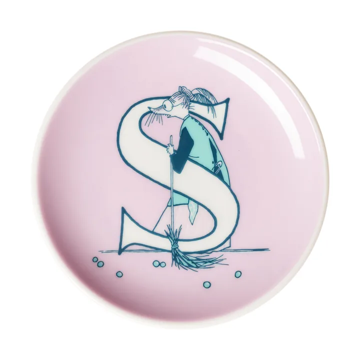 ABC Moomin minibord - S, 10,5 cm - Moomin Arabia