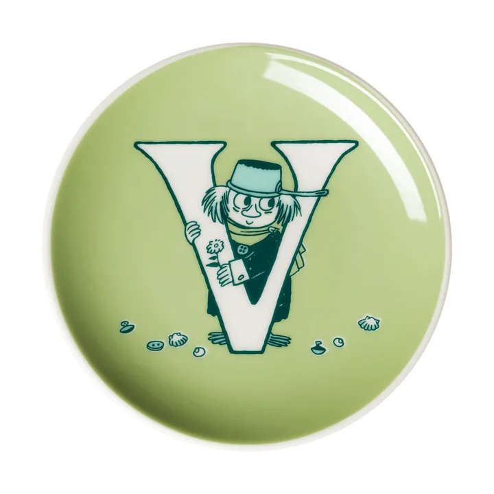 ABC Moomin minibord - V, 10,5 cm - Moomin Arabia