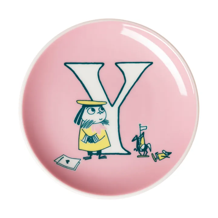 ABC Moomin minibord - Y, 10,5 cm - Moomin Arabia
