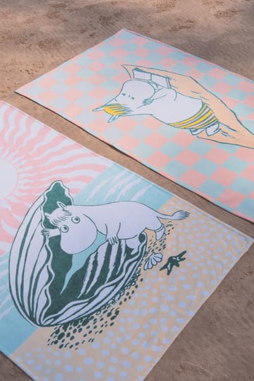 Beach day Moomin strandhanddoek - 93x150 cm - Moomin Arabia