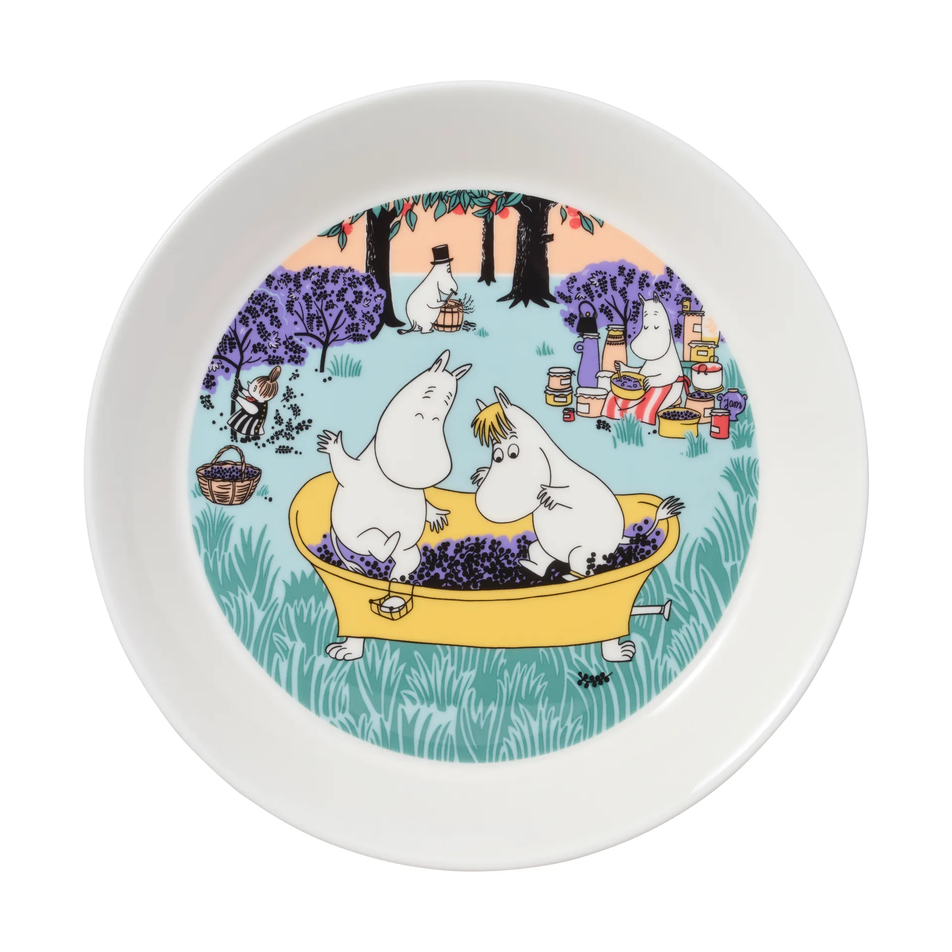 Berry Season Moomin bord 2024, Ø19 cm Moomin Arabia