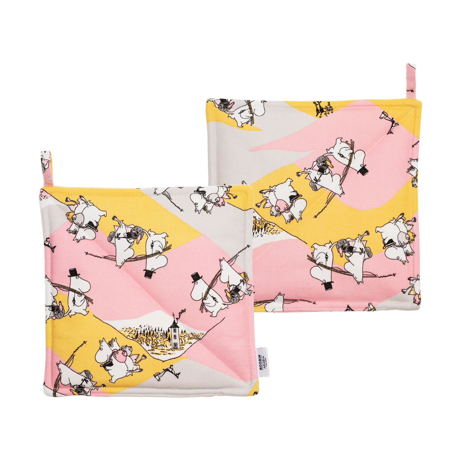 Family Time Moomin pannenlappen 2-pack, 22x22 cm Moomin Arabia