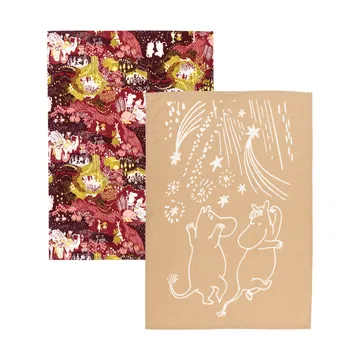 Feestelijke momenten mumin keukendoek 2-delig - 50x70 cm - Moomin Arabia