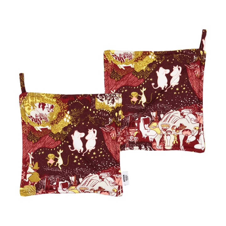Festive moments Moomin pannenlappen 2-pack - 22x22 cm - Moomin Arabia