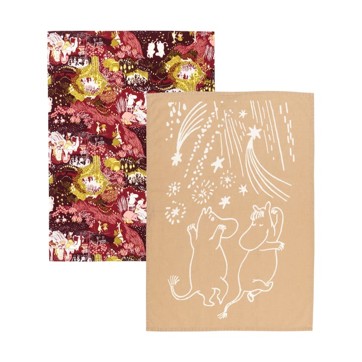 Festive moments Moomin theedoek 2-delig - 50x70 cm - Moomin Arabia